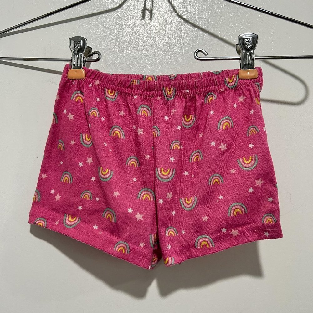 Child of Mine Pink Rainbow Shorts